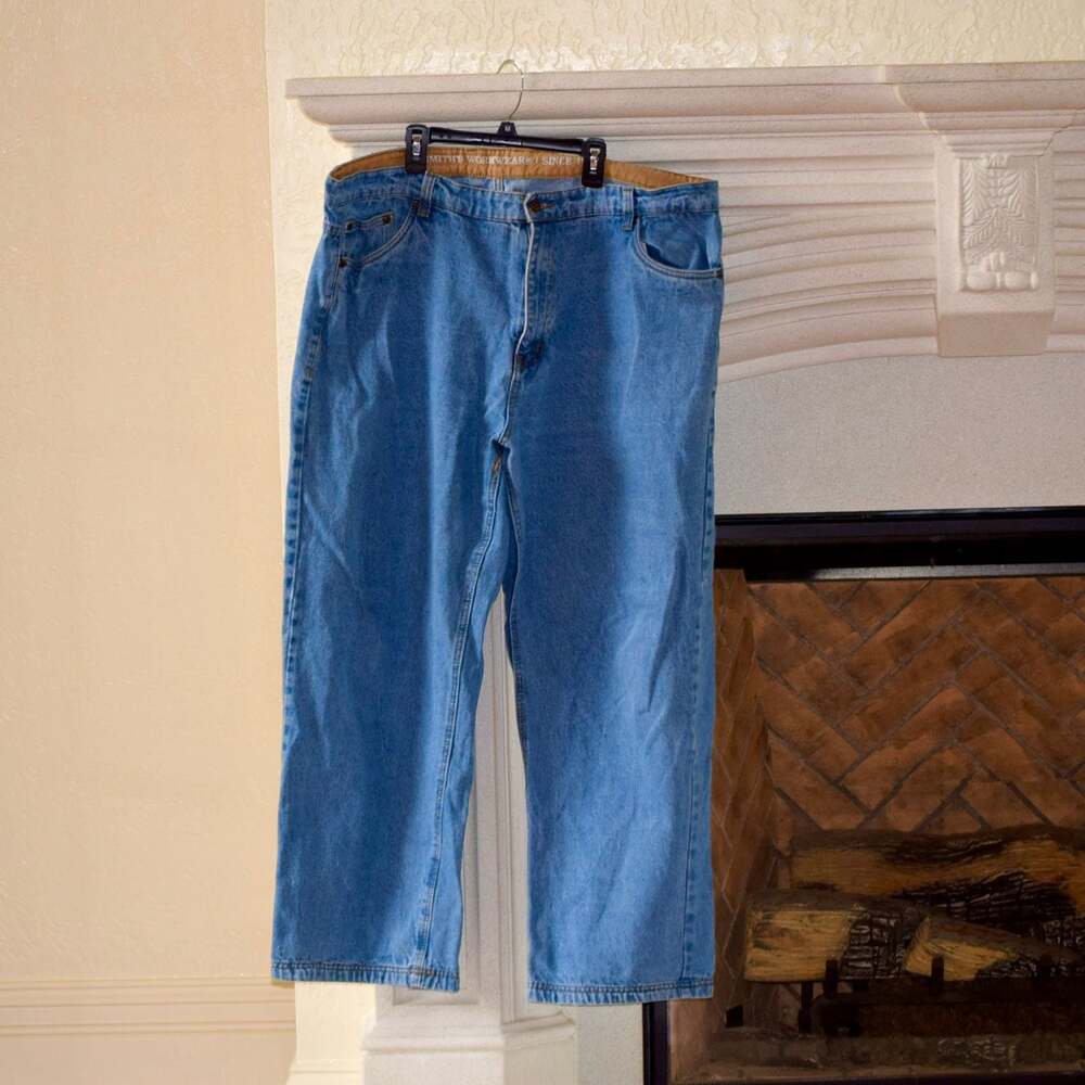 Smith's Workwear Relaxed Fit Blue Denim Jeans